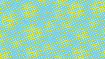 Bright blue and yellow pop art background in retro comic style with halftone dots design