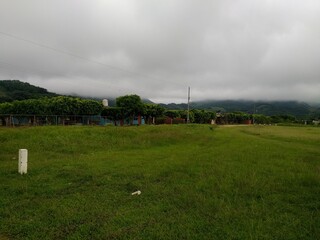 Obraz premium Campo nublado