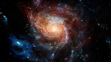 Beauty of universe. Elements of this image furnished by NASA