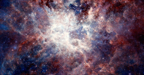 Plakat Supernova explosion. Elements of this image furnished by NASA.