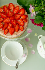 strawberries in a cup