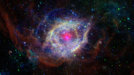 Magenta nebulae. Elements of this image furnished by NASA © Supernova