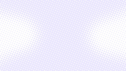 Light violet on white pop art background in retro comic style with halftone dots design
