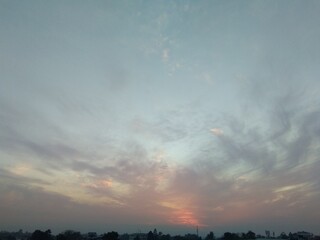 Obraz premium Colorful Cloudscape (sky during sunset)