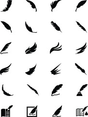 Feathers Vector Solid Icons 4