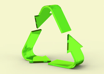 The Recycle Icon - 3D