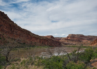 Das grüne Tal vom Colorado River im Grand County