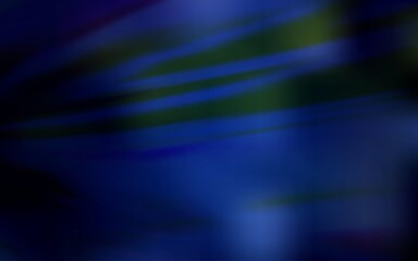 Dark BLUE vector blurred bright template.