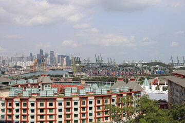 Paysage urbain à Singapour	