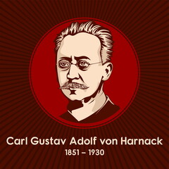 Carl Gustav Adolf von Harnack (1851-1930) was a Baltic German Lutheran theologian and prominent church historian.