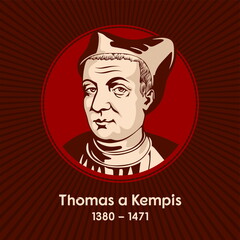 Thomas a Kempis (1380-1471) was a German-Dutch canon regular of the late medieval period and the author of The Imitation of Christ, one of the most popular and best known Christian devotional books.