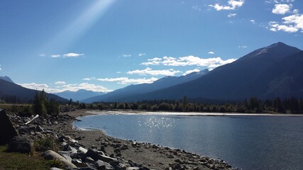 lake in the mountains