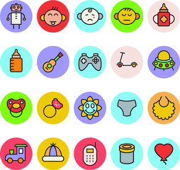 Baby and Kids Vectors Collection
