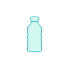 Bottle plastic icon design for website or product