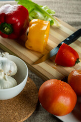 Mediterranean diet, healthy products, vegetables
