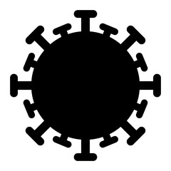 Contagious Virus vector icon. A flat illustration design used for Contagious Virus icon, on a white background.