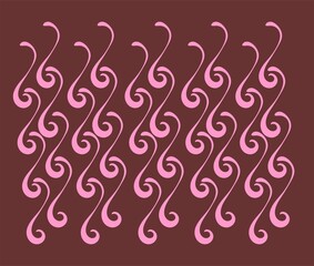 brown pink twirling wave wind shape wallpaper and vector background