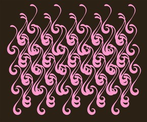 black pink twirling wave wind shape wallpaper and vector background