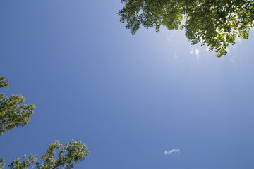 blue sky in the city, blue sky, sky architecture, buildings sky, summer building