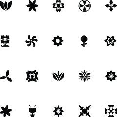  Flowers Vector Icons 7 