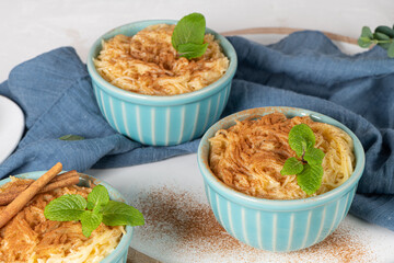Aletria is a classic Portuguese vermicelli pudding and this is a traditionally served at Christmas time. This is one of the favourites pudding from Portugal