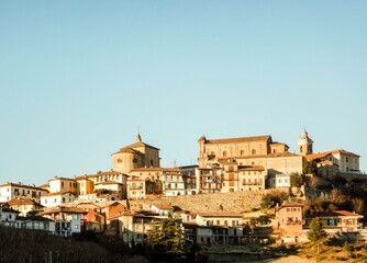 View of La Morra, Piedmont - Italy
