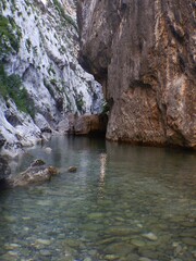 The long Verdon River in south-eastern France