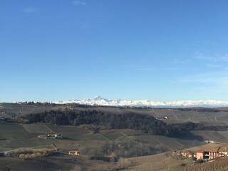 Langhe hills with Bussia vineyards, Monforte d'Alba - Piedmont - Italy