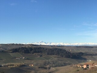 Langhe hills with Bussia vineyards, Monforte d'Alba - Piedmont - Italy