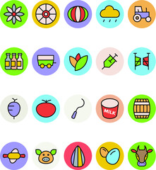 Agriculture Vector Icons