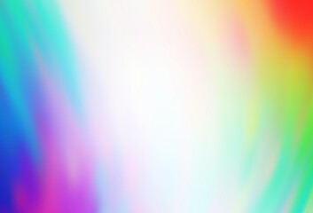 Light Multicolor vector abstract blurred background.
