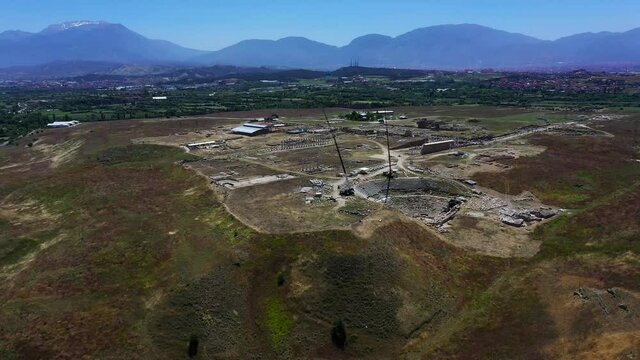 The ancient city Laodicea on the Lycus - Denizli -  Turkey.  Laodicea is one of the Seven Churches of Revelation,