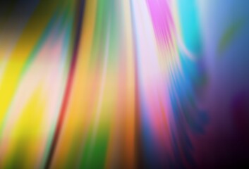 Dark Pink, Yellow vector blurred shine abstract texture.