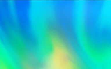 Light Blue, Green vector blurred and colored pattern.