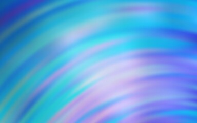 Light BLUE vector template with curved lines.