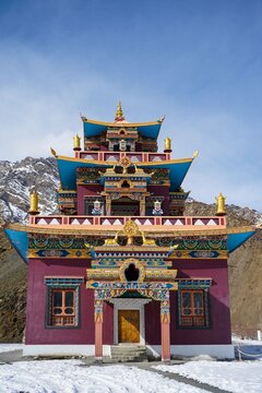 Mesmerizing view of the Gue Monastery in India