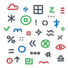 Modern hand drawn vector illustration 