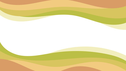 Abstract colorful background of color waves. Template for flyer, cover or banner