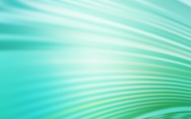 Light Green vector template with curved lines.