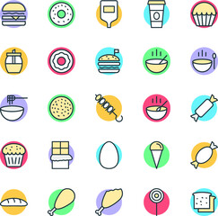 Food Cool Vector Icons