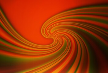 Dark Orange vector colorful blur backdrop.