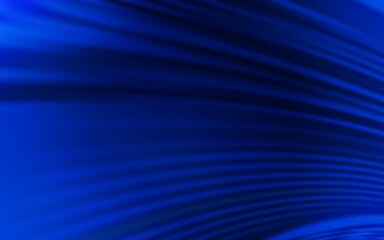 Dark BLUE vector backdrop with curved lines.