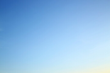 Fototapeta premium morning light on clear blue sky background