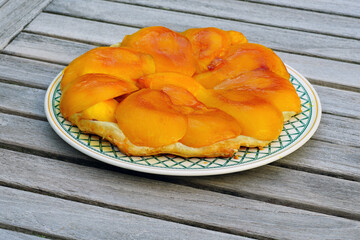 A mango Tarte Tatin upside down cake