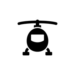 helicopter icon logo illustration design