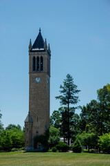 View of Tower at Iowa State University in Iowa.