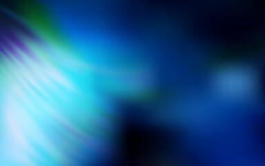 Dark BLUE vector abstract bright template.