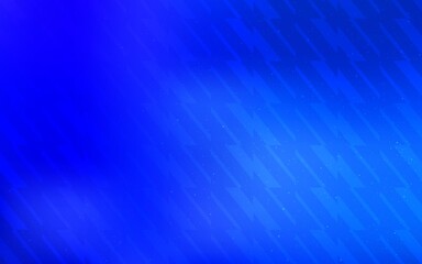 Light BLUE vector background with stright stripes.