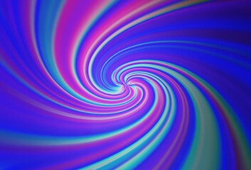 Light Pink, Blue vector background with bent lines.