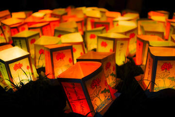 灯篭流しの灯籠（東京都調布市）